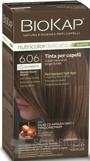 BIOKAP nutricolor delicato RAPID 6.06