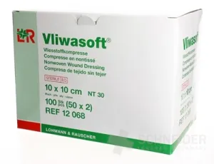 VLIWASOFT KOMPRESY STERILNÉ 10x10 cm