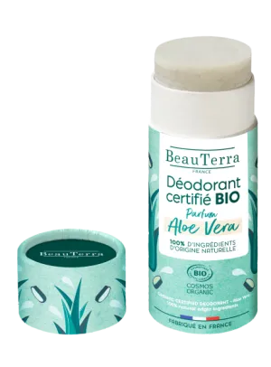 BeauTerra - certifikovaný organický deodorant bez alumíniových solí Aloe Vera