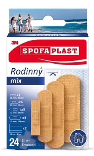 3M SPOFAPLAST č.603 Náplasti Rodinný mix