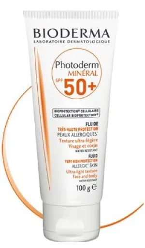 Bioderma Photoderm Mineral SPF 50+ fluid na alergickú pokožku