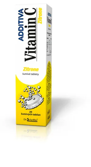 ADDITIVA Vitamín C Zitrone - šumivé tablety
