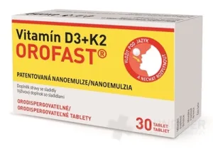 Vitamín D3 + K2 OROFAST