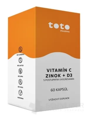 TOTO VITAMÍN C + ZINOK + D3