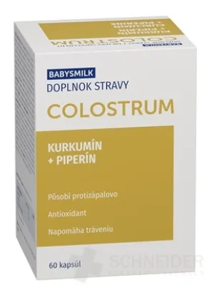 BABYSMILK COLOSTRUM + KURKUMÍN + PIPERÍN