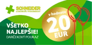 Narodeninový darčekový poukaz v hodnote 20€