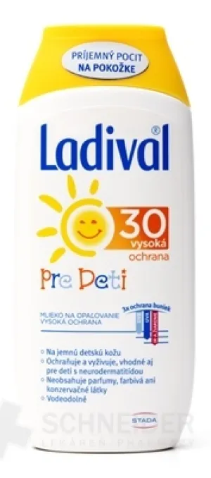 LADIVAL KINDER OF 30 LOT MLK 1X200ML