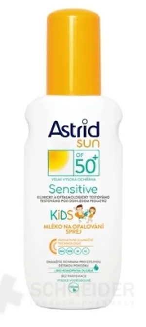 ASTRID SUN SENSITIVE Detské mlieko OF 50+