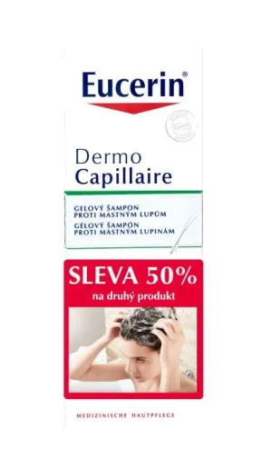 Eucerin Dermocapillaire šampón proti mastným lupinám 2x250ml