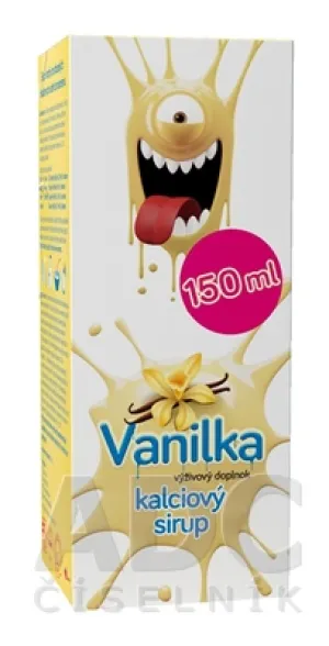 Kalciový sirup VANILKA 150 ml