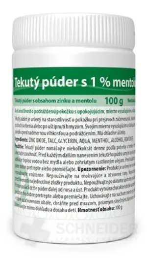 VULM Tekutý púder s 1 % mentolu
