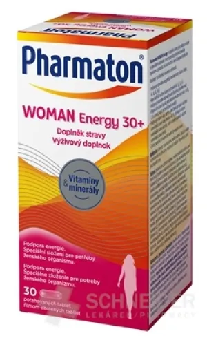 Pharmaton WOMAN Energy 30+, 30 tbl.