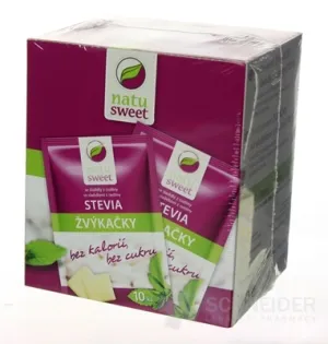 NATUSWEET STEVIA ŽUVAČKY