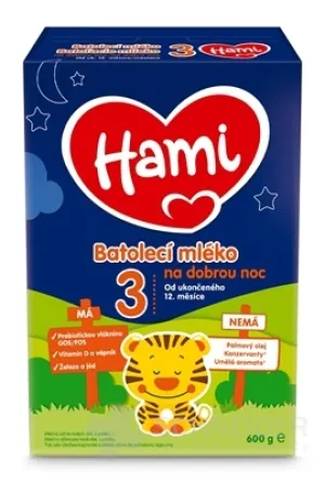 Hami 3 Batoľacie mlieko Na dobrú noc