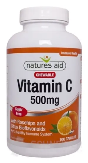 Natures Aid Vitamín C 500 mg