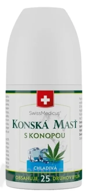 KONSKÁ MASŤ S KONOPOU chladivá