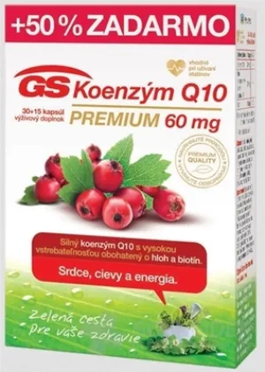 GS Koenzým Q10 60 mg PREMIUM