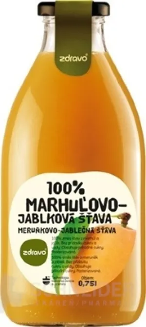zdravo 100% MARHUĽOVO-JABLKOVÁ ŠŤAVA