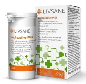 LIVSANE Laktoaktívne kapsuly plus vitamín B2