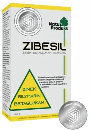 ZIBESIL - zinok, betaglukán, silymarín