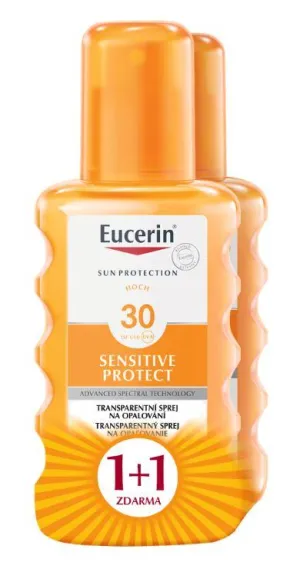 Eucerin Sensitive Protect Transparentný sprej SPF 30 2x200ml