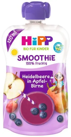 HiPP BIO Smoothie MIX Jablko Hruška Čučoriedky