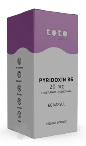 TOTO PYRIDOXÍN B6 20 mg