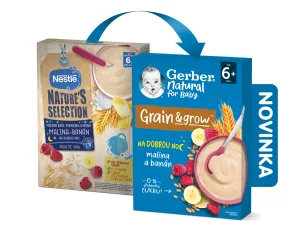 Gerber Natural Mliečna KAŠA Pšenično-ovsená