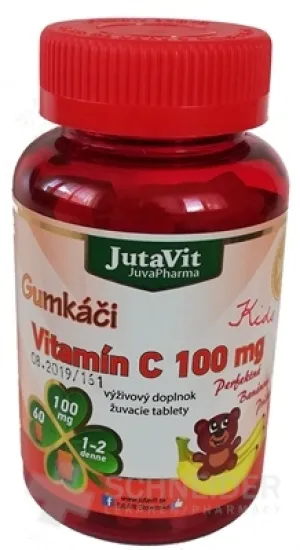 JutaVit Gumkáči Vitamín C 100 mg Kids