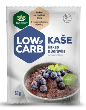 topnatur LOW CARB KAŠA Kakao Čučoriedka