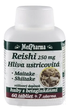 MedPharma REISHI 250 mg, Hliva ustricovitá
