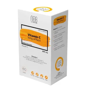 nesVITAMINS Vitamin C 250 mg (long effect), 60 cps