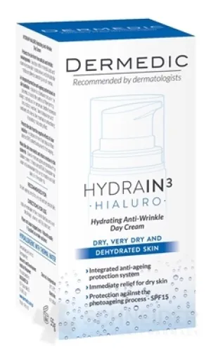 DERMEDIC HYDRAIN3 HIALURO DENNÝ KRÉM