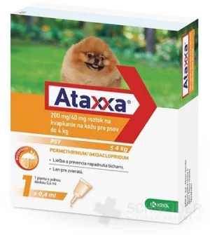 Ataxxa 200 mg/40 mg (psy do 4kg)