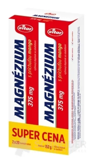 VITAR MAGNÉZIUM 375 mg DUOPACK
