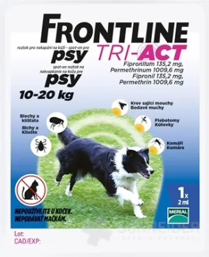FRONTLINE TRI-ACT Spot-On pre psy M