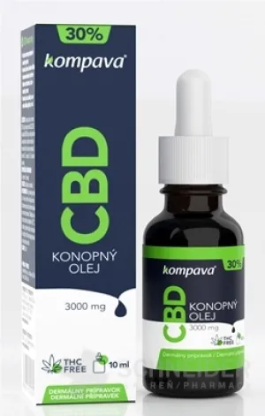 kompava CBD Konopný olej 30%