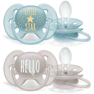 AVENT CUMLÍK 6-18M Ultra soft text, chlapec