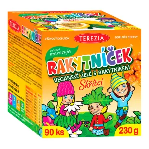 RAKYTNÍČEK vegánske želé s rakytníkom ŠKRIATKOVIA marakuja 90 ks