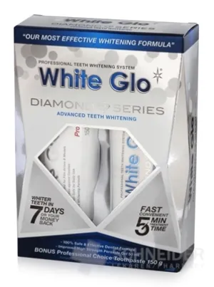 WHITE GLO DIAMONDS Bieliaci set