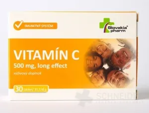 Slovakiapharm VITAMÍN C 500 mg long effect