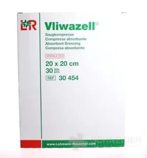 VLIWAZELL KOMPRESY SAVÉ STERILNÉ 20x20cm