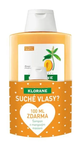 Klorane Mango šampón 400ml + 100ml