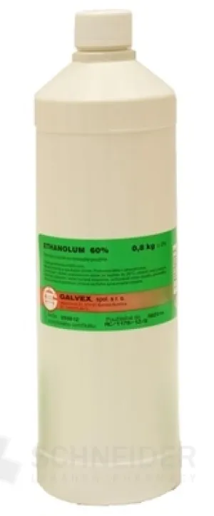 SPIRITUS DILUTUS / ETHANOLUM 60% - GALVEX