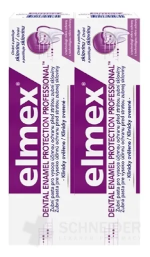 ELMEX DENTAL ENAMEL PROTECTION ZUBNÁ PASTA DUOPACK