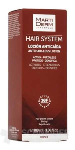 MartiDerm HAIR SYSTEM 3GF ANTI HAIR-LOSS