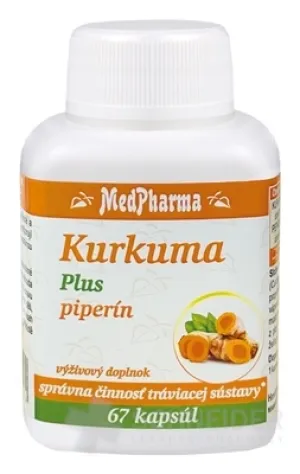 MedPharma Kurkuma Plus piperín