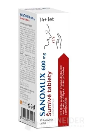 Sanomux 600 mg šumivé tablety
