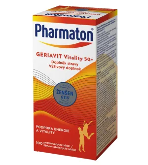 Pharmaton GERIAVIT Vitality 50+, 100 tbl (vo vianočnom obale)