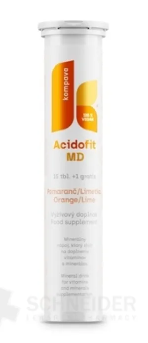 kompava ACIDOFIT MD POMARANČ+LIMETKA